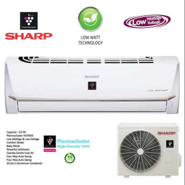 Ac Sharp Low Watt 1 2 Pk Ah Ap5uhl Plasmacluster Sayonara J60 Series Thailand Indonesia