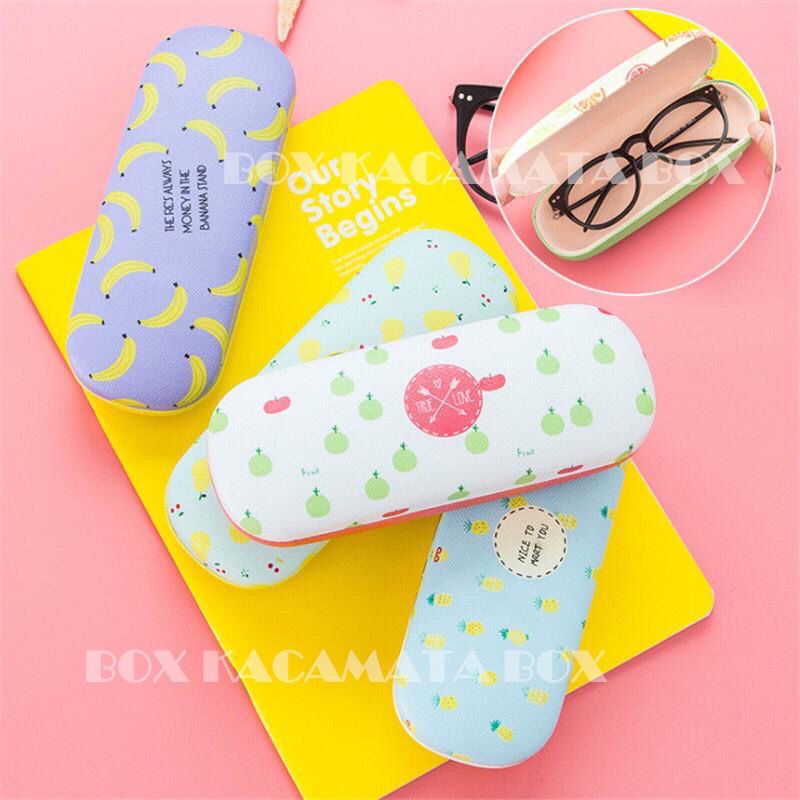 Hardcase Magnet Kacamata Karakter Buah / Tempat Kacamata Lucu B2