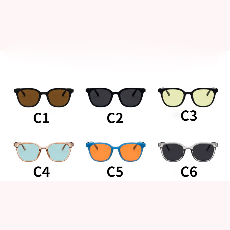 (YUZHU) COD Kacamata Cat Eye Warna Retro Fashion Korea untuk Wanita