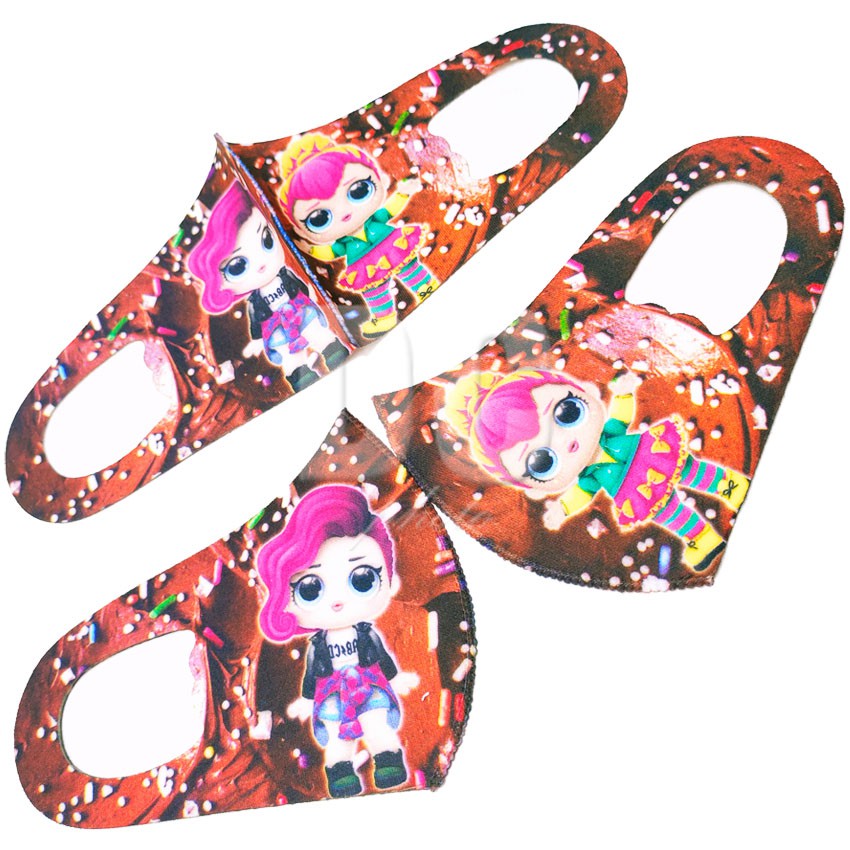 Masker Anak Kecil Scuba Premium Karakter Little Pony LOL (Bisa Pilih Motif)