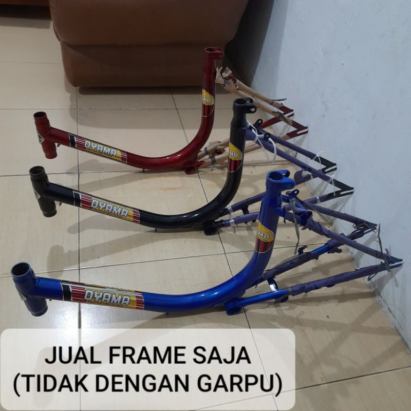 FRAME / BATANG OYAMA SEPEDA MINION SIZE 20" BARU