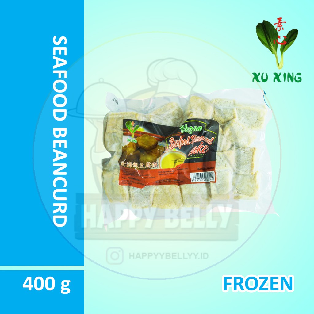 

Xu Xing SEAFOOD BEANCURD / FISH CAKE 400 GR VEGETARIAN