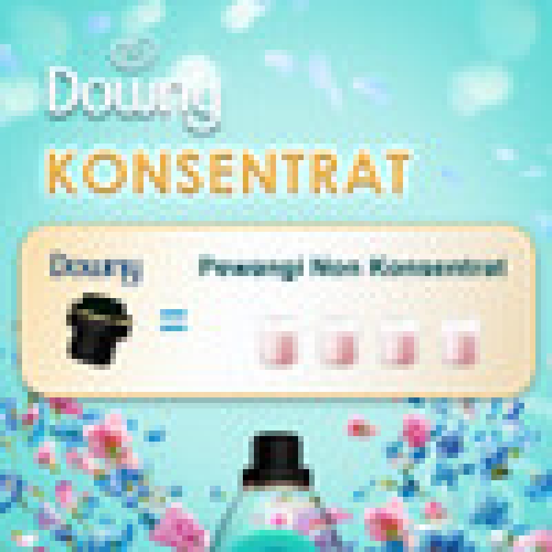 Downy Pelembut &amp; Pewangi Pakaian Fresh Bouquet Refill - 550ml