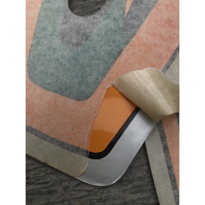 Nos striping graphic tangki tengki yamaha rx king master rxking 97 98 hitam rx135 concorde