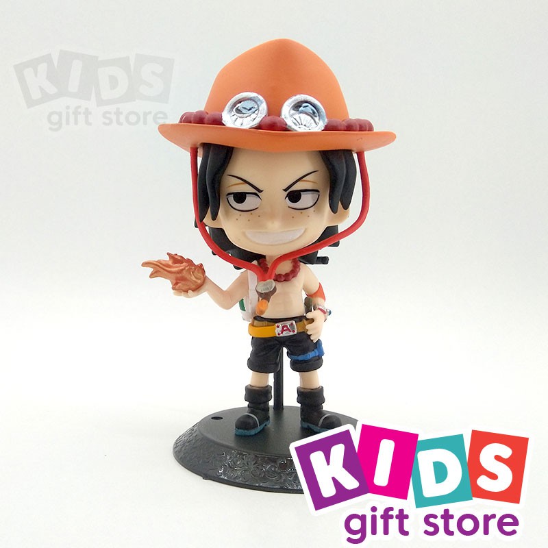 QPosket One Piece Ace Figure - Mainan Figur