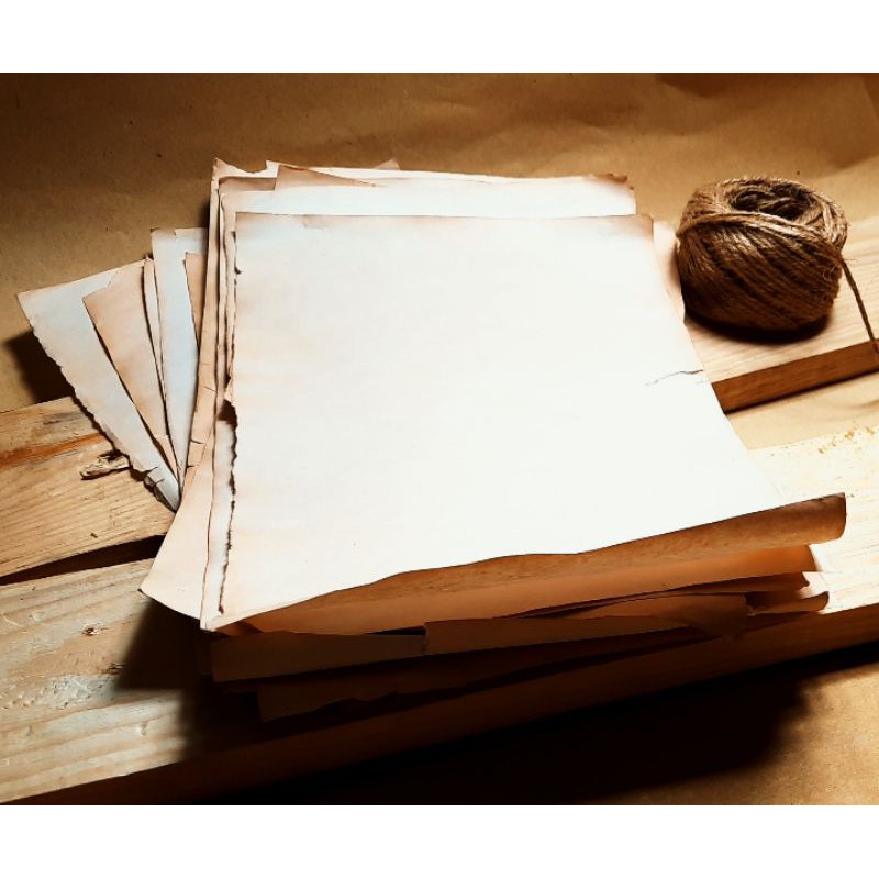 

Tea Dyed Paper/ kertas tua/ Old paper/kertas vintage/ kertas kaligrafi/ kertas craft