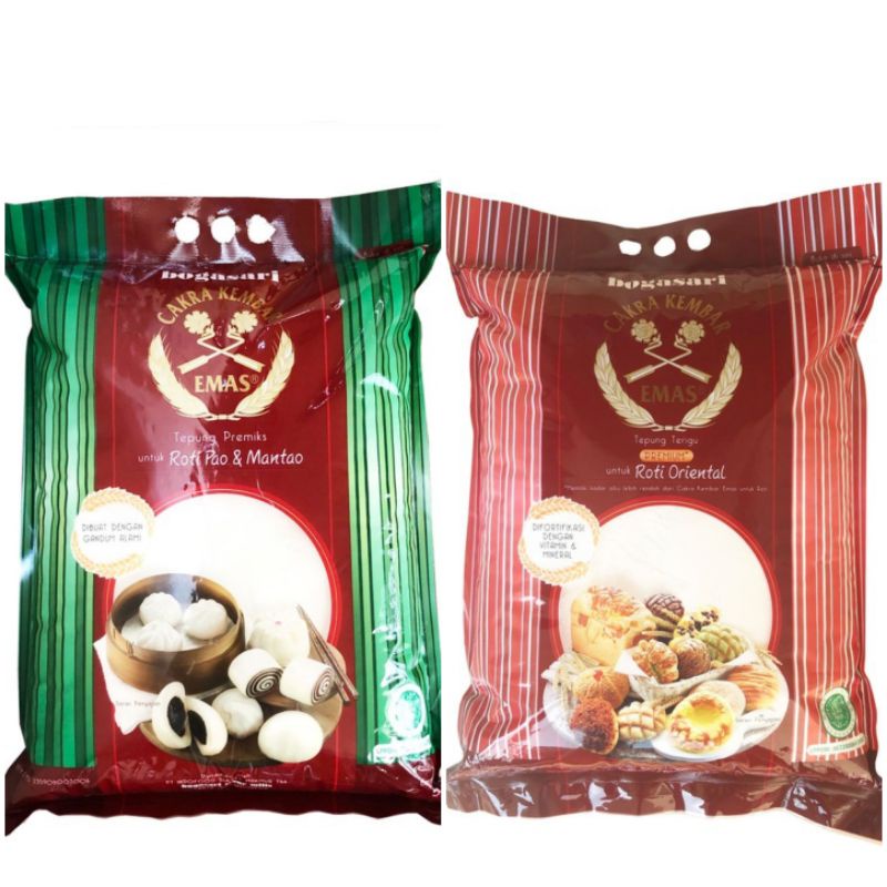 

TEPUNG CAKRA KEMBAR EMAS ROTI ORIENTAL DAN PAO MANTAO BOGASARI 5kg