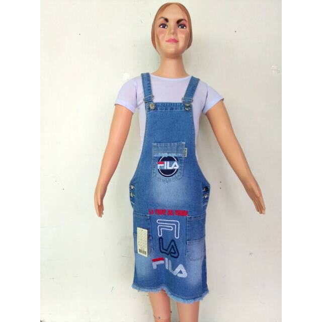 Baju kodok anak perempuan overall jeans anak