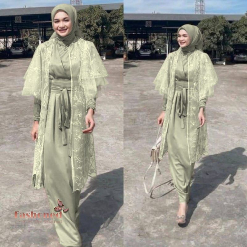 VIOLIN SET LUCIA SET DRESS KONDANGAN BRUKAT BAJU MUSLIM LEBARAN TERBARU RAYYA DRESS PESTA WISUDA REMAJA LAMARAN SET KIMONO GAMIS POLOS 2 IN 1 KARDIGAN BRUKAT WANITA WEDDING DRES GAMIS PESTA TERBARU