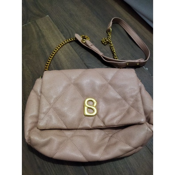 PRELOVED Buttonscarves Zoey Bag Peach