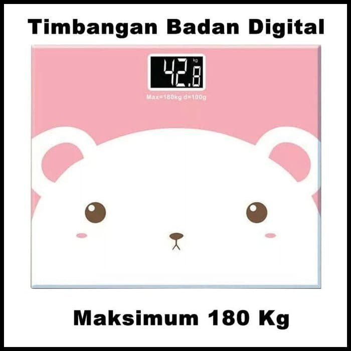 Taffware Digipounds Timbangan Badan Digital Desain Kartun 180Kg