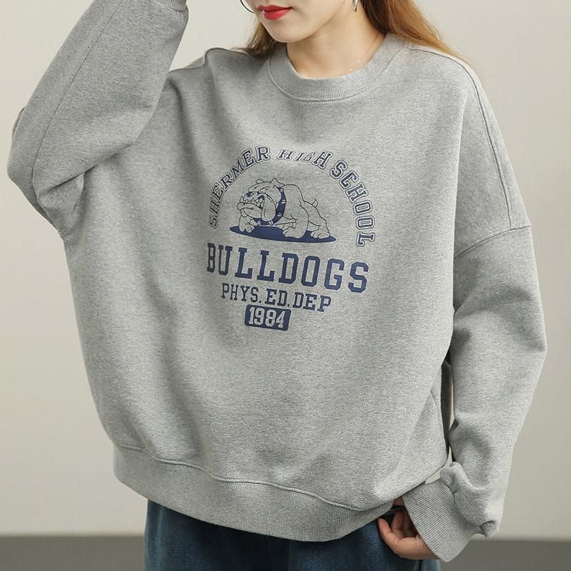 CREWNECK SWEATER UNISEX BULLDOGS 1984 - ATASAN TEBAL TERLARIS