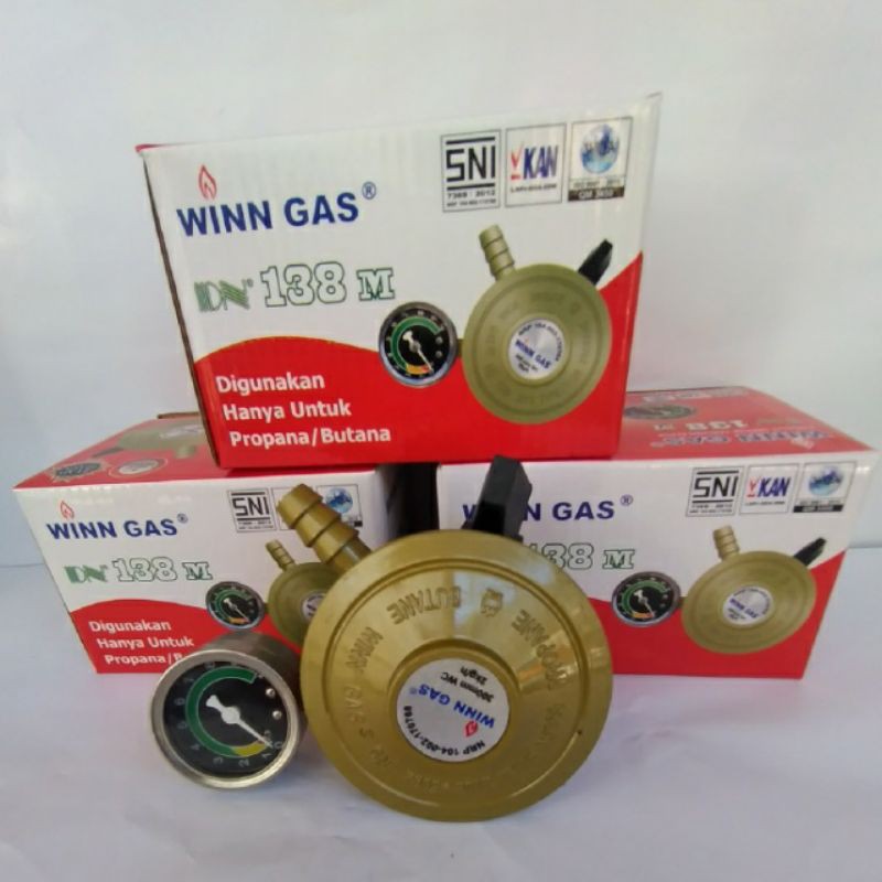 REGULATOR WINN GAS SLE  W 138 METER BER SNI REGULATOR ANTI BOCOR