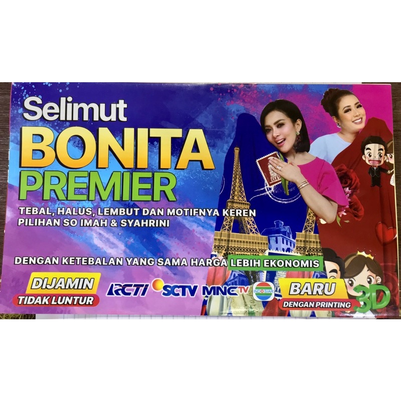 Selimut Bonita Premier Selimut Bulu Bonita Bahan Tebal Lembut Corak Karakter Anak Bisa COD
