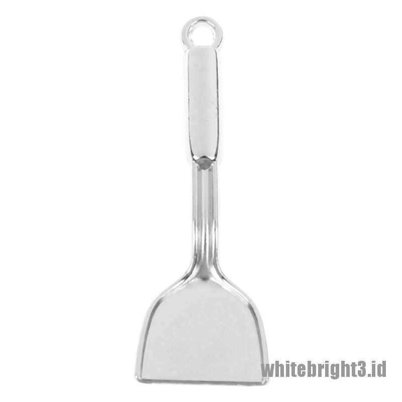 (white3) 5pcs / set Miniatur Peralatan Masak Skala 1: 12 Untuk Rumah Boneka