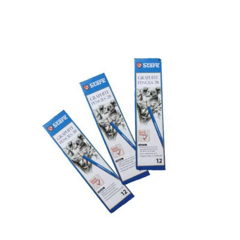 

PENSIL 2B TERMURAH STARK BLUE TERLARIS SATUAN/ECERAN(MINIMAL 12PCS/1PAK/1LUSIN