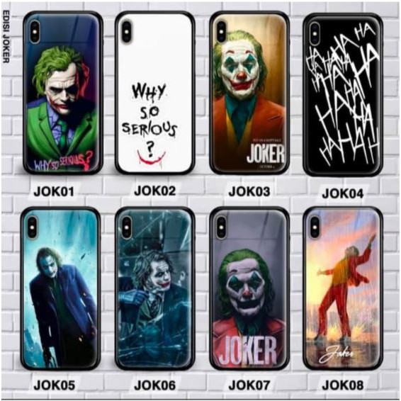 HUAWEI P30 , HUAWEI P30 PRO PREMIUM CASE CASING GLASS MOTIF JOKER