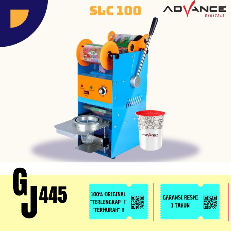 Mesin Cup Sealer Press Gelas Plastik Manual Sealing Advance SLC 100