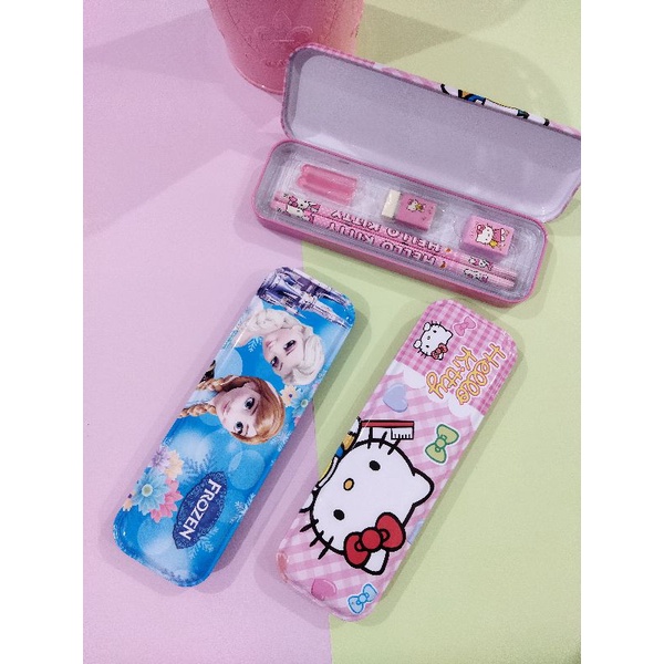 

TEPAK PENSIL 1SET TEMPAT PENSIL KARAKTER KARTUN