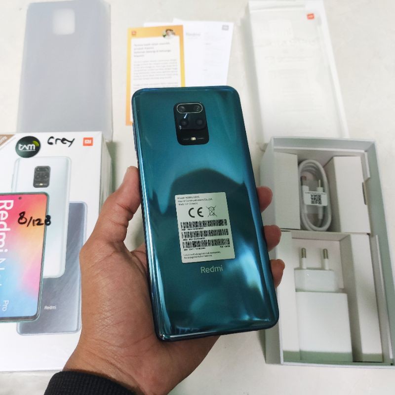 Xiaomi Redmi Note 9 Pro Steel Grey Ram 8GB - 128 GB Batch 09 Terbaru