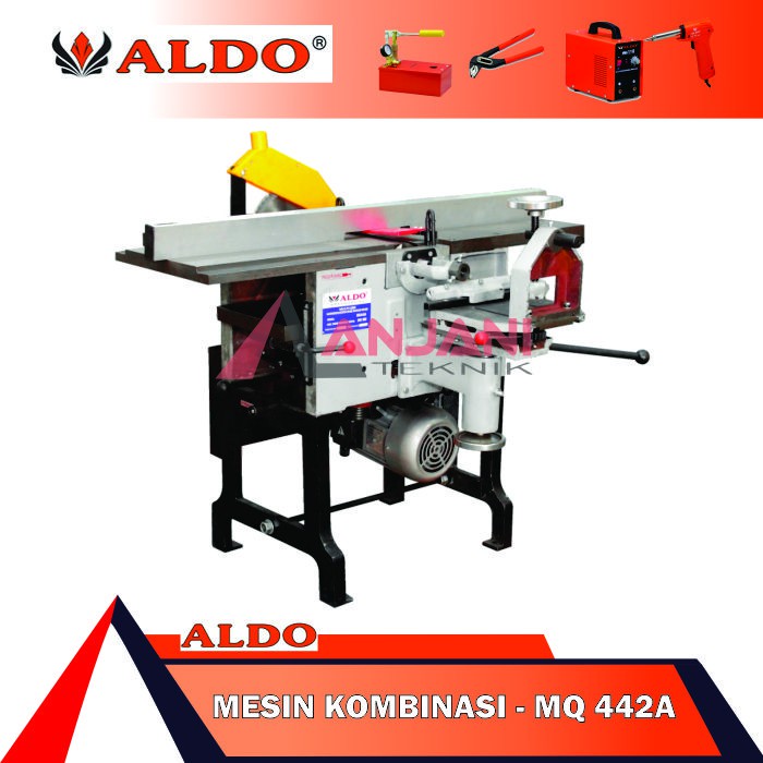 ALDO MQ 442 A MESIN KOMBINASI 25cm PLANER JOINTER CIRCULAR SAW 25 cm MQ442A 442A