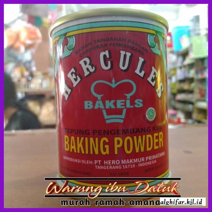 

Redwop-Gnikab- Baking Powder Merk Hercules Bakels 110G -Hallall.