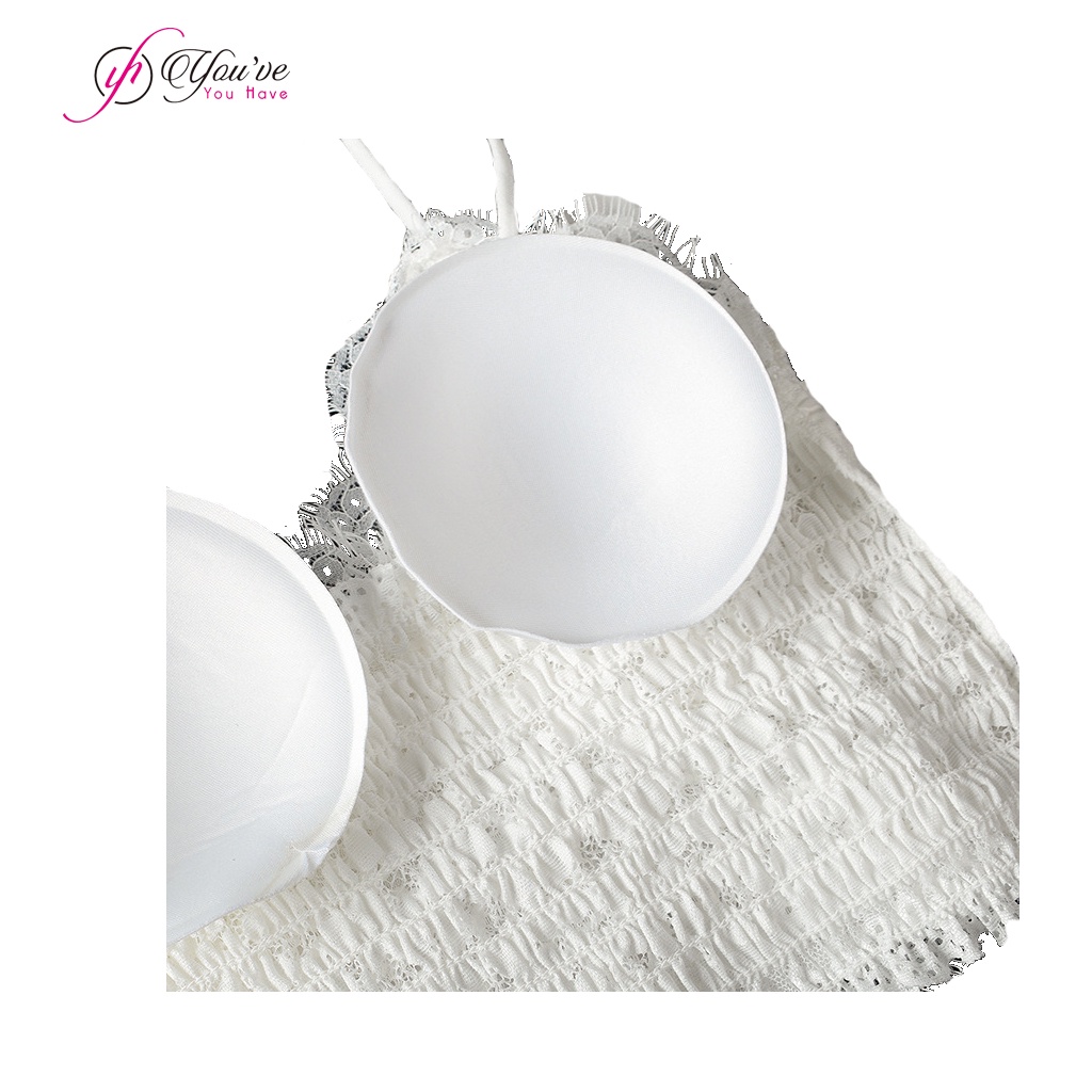 You've Tank Top Tanktop Wanita Singlet Bralette Crop Top Spaghetti Strap Sport Bra 100046-4