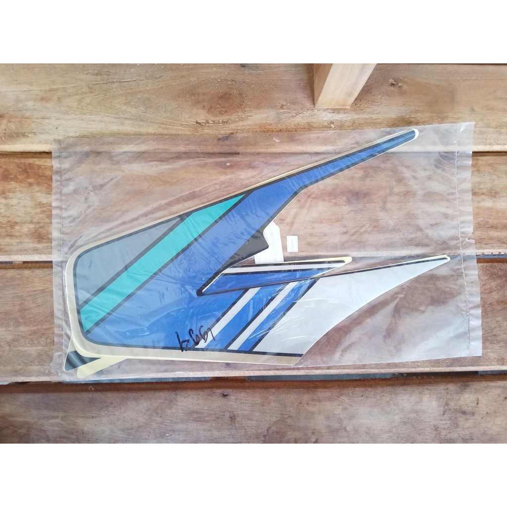 Striping Rx King 1994 Sticker Body Rx King 1994 Biru