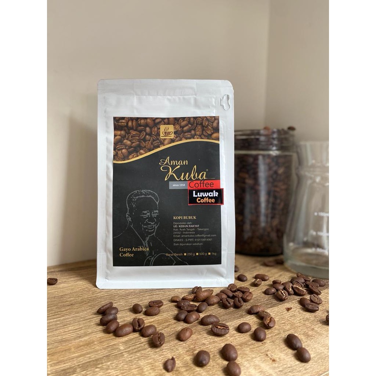 

KOPI GAYO WILD LUWAK 250 GRAM COFFEE AMAN KUBA