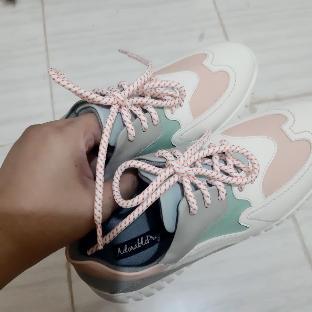 Jemima Colour Block Sneakers | Shopee Indonesia