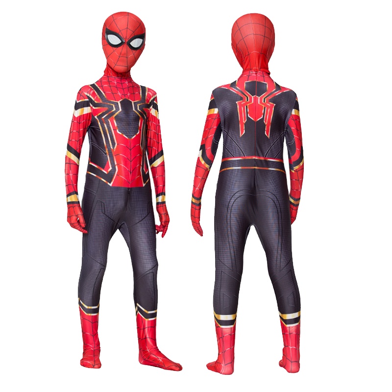 Cosplay cowok Kostum Iron spiderman homecoming far from home anak superhero avengers