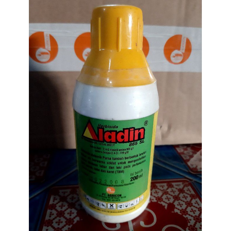 Herbisida Padi Rumput Daun lebar Aladin 865 SL 200 ml