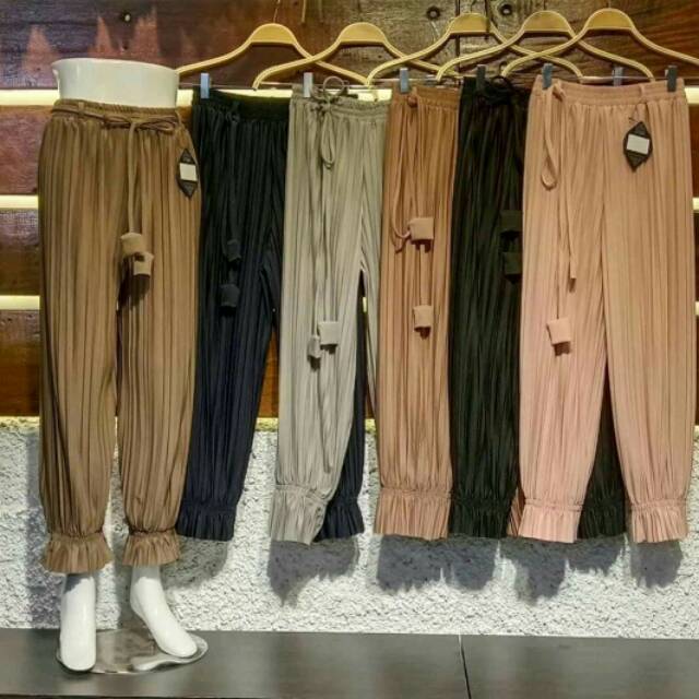 Joger plisket rania fashion