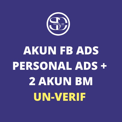 Akun Iklanfb Personal ads + 2 Akun BM (Un-Verif)