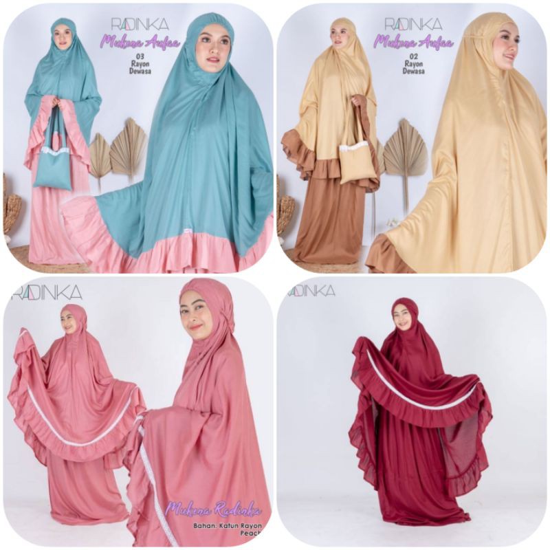 Mukena dewasa rayon ori radinka