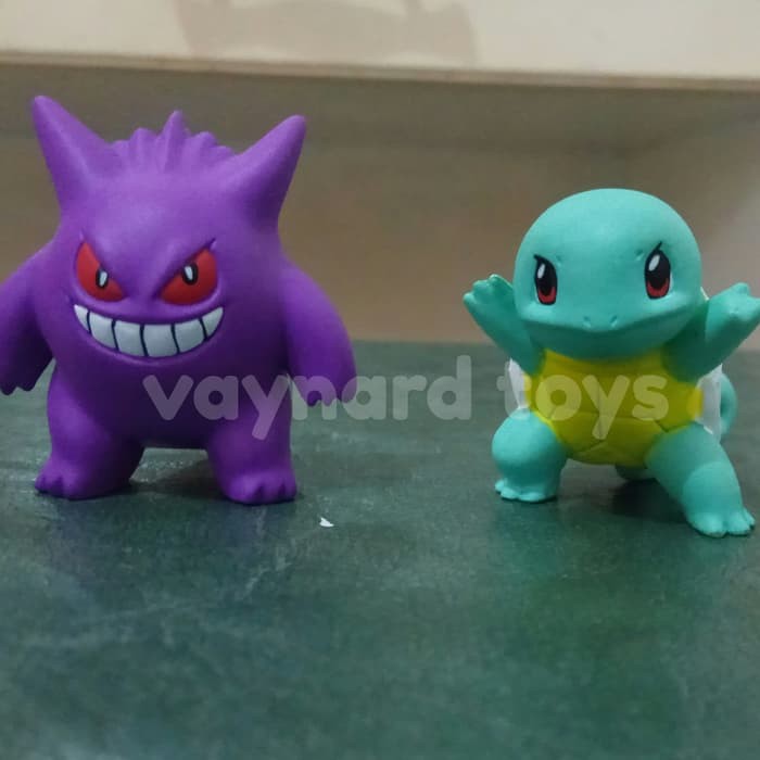 pokemon figure squirtle gengar loose moncolle