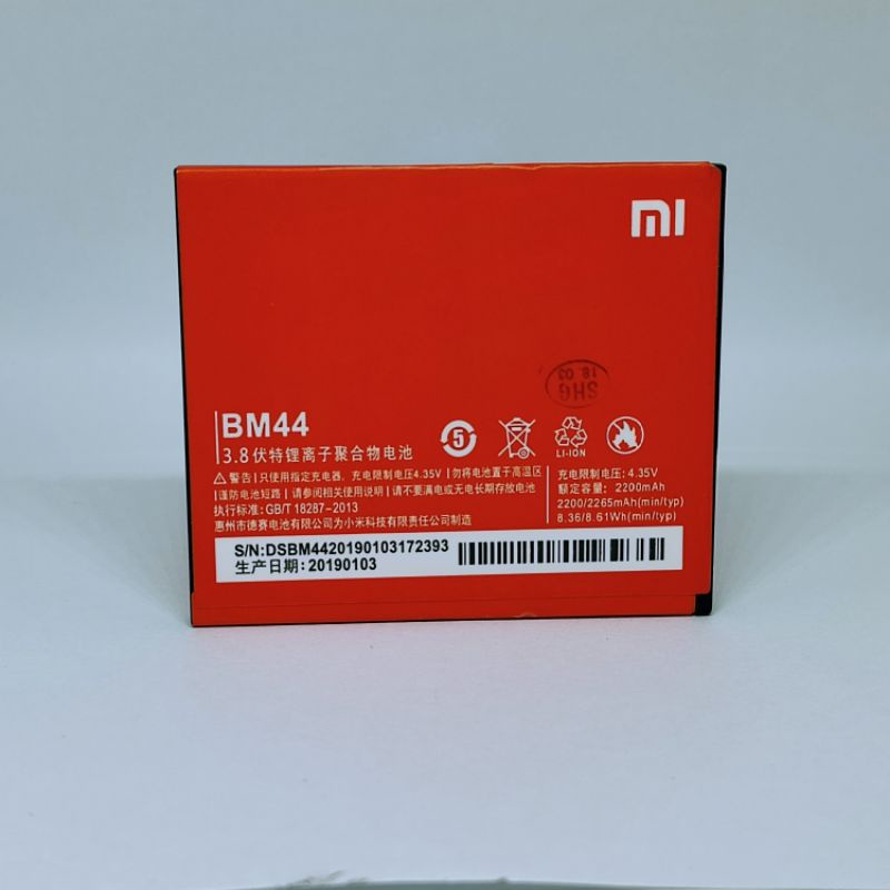 BATERAI BATRE XIAOMI REDMI 2 2S BM44 ORI