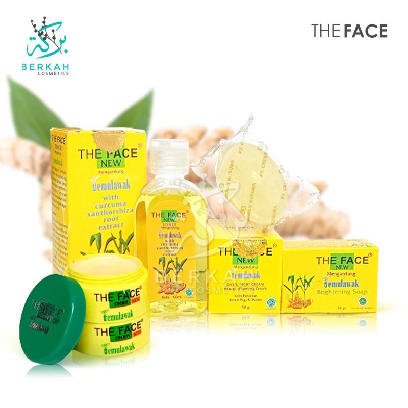 The Face Tamulawak Paket (Cream, Toner, Sabun) BPOM