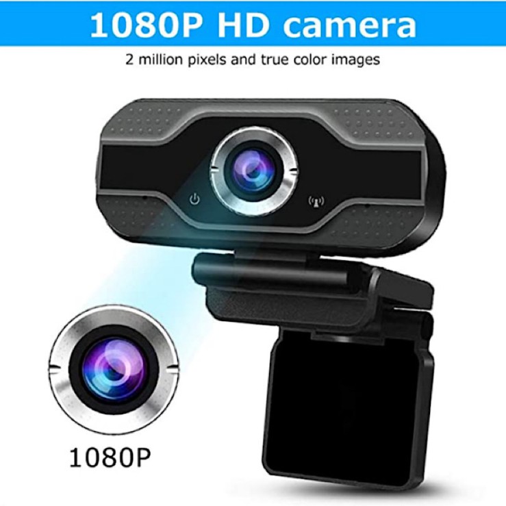 Webcam 1080P Kamera PC Full HD Laptop Web Camera WFH Mic Microphone