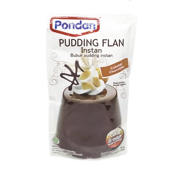 

Agar-Agar Puding Bubuk PONDAN PUDDING FLAN COKLAT 130 gr