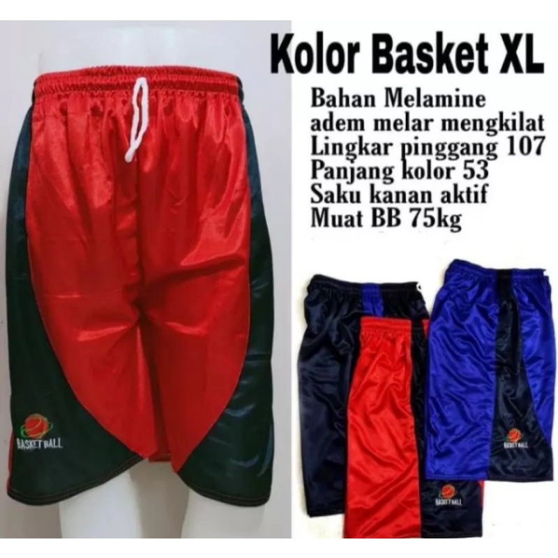 CELANA BASKET/CELANA OLAHRAGA/CELANA KOLOR SANTAI MURAH