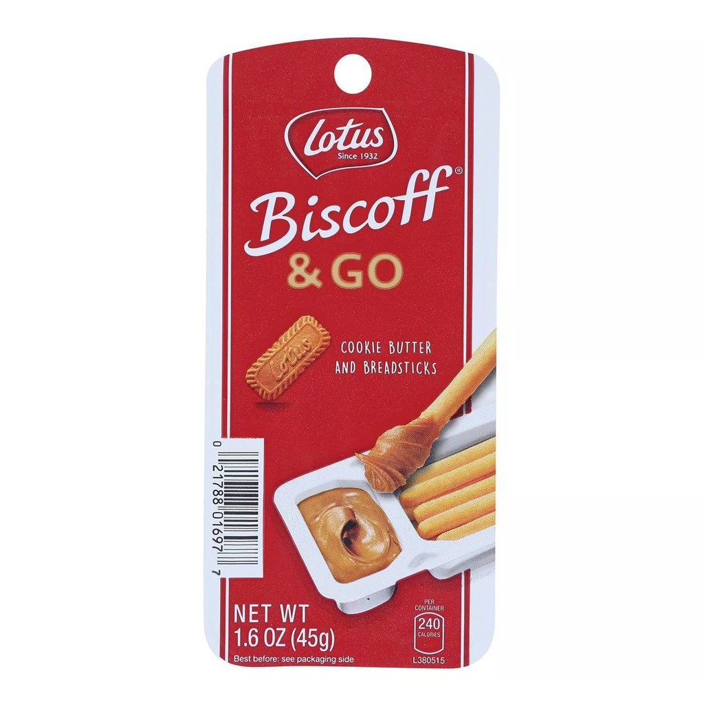 

LOTUS BISCOFF & GO - SPREAD & BREADSTICKS - 45 GR