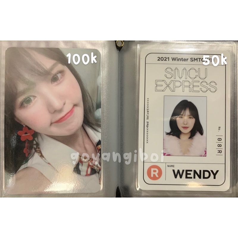 photocard pc wendy red velvet reve summer magic summag limited putih passcard smcu express