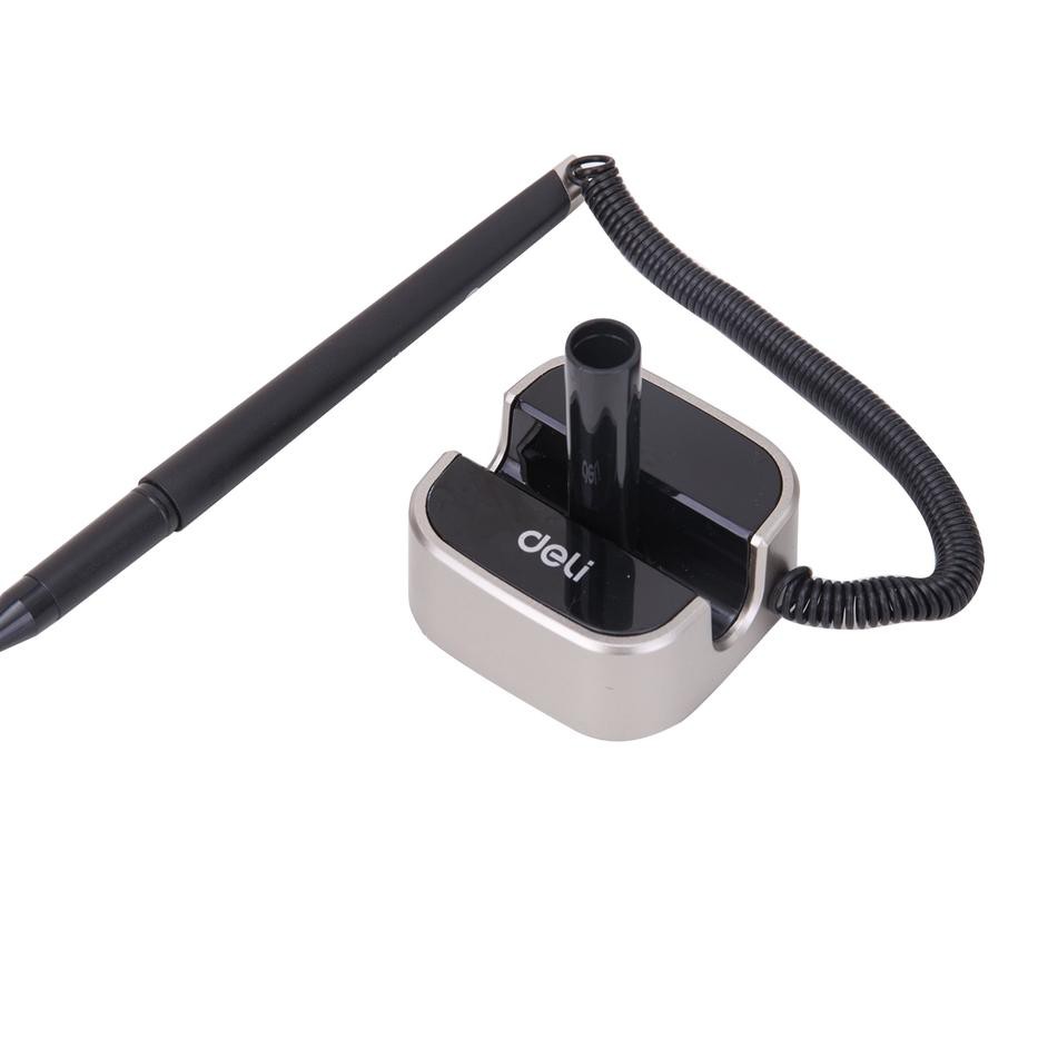 

Diskon!! KODE-597 Deli Desk Pen Stand / Pulpen Meja Warna Hitam 0.7 mm E6797