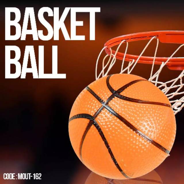Mainan Anak - Bola Basket Karet - Ring Bola Basket - Ring Bola Basket Mainan Anak - Basket Ball