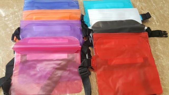 TAS PINGGANG WATERPROOF ANTI AIR DENGAN 3 lapis seal