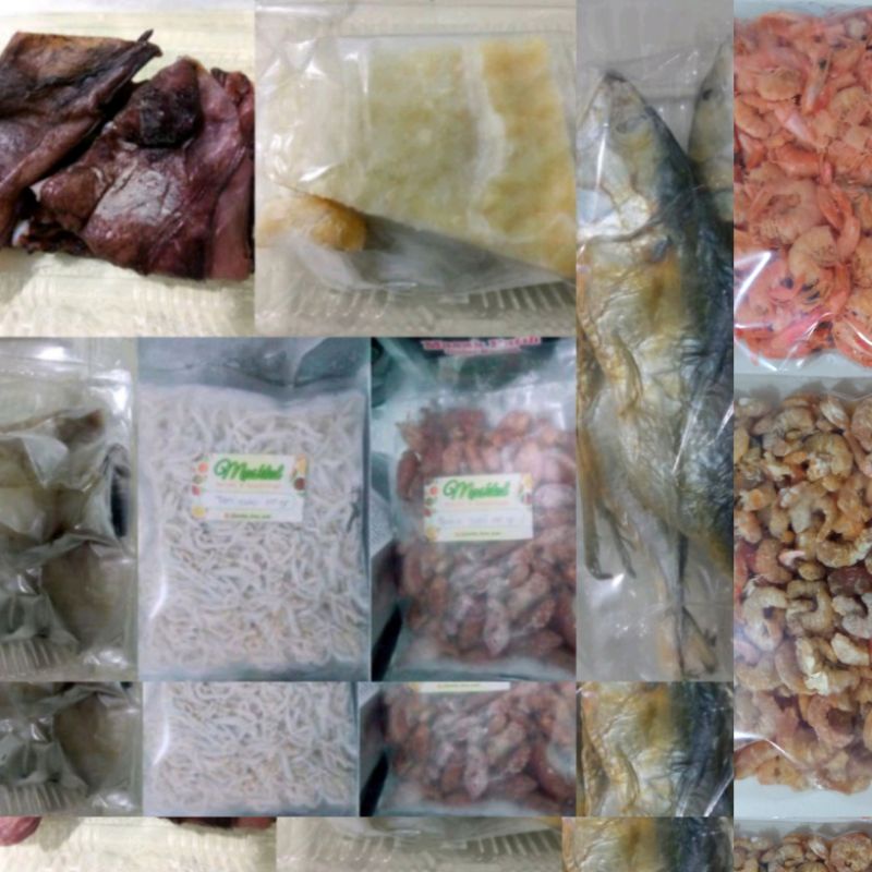 

Aneka Ikan Asin / Seafood Kering Penambah Selera Makan