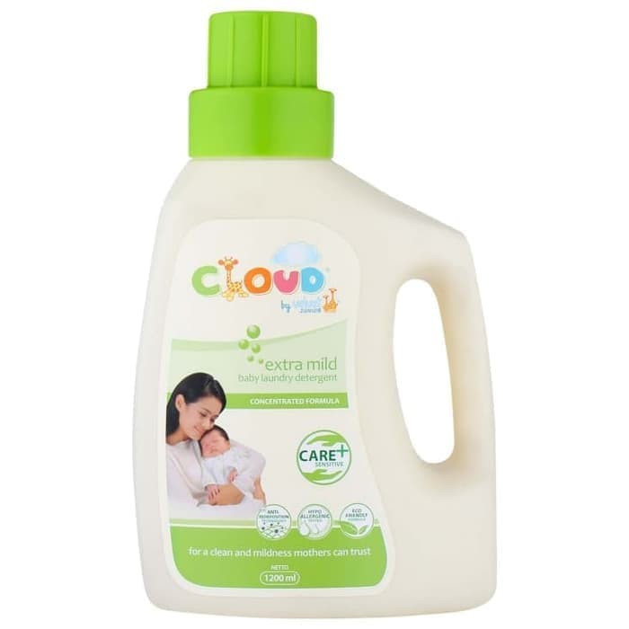 Cloud Velvet Junior Baby Laundry Detergent 1200ml Sabun Cuci Baju Bayi