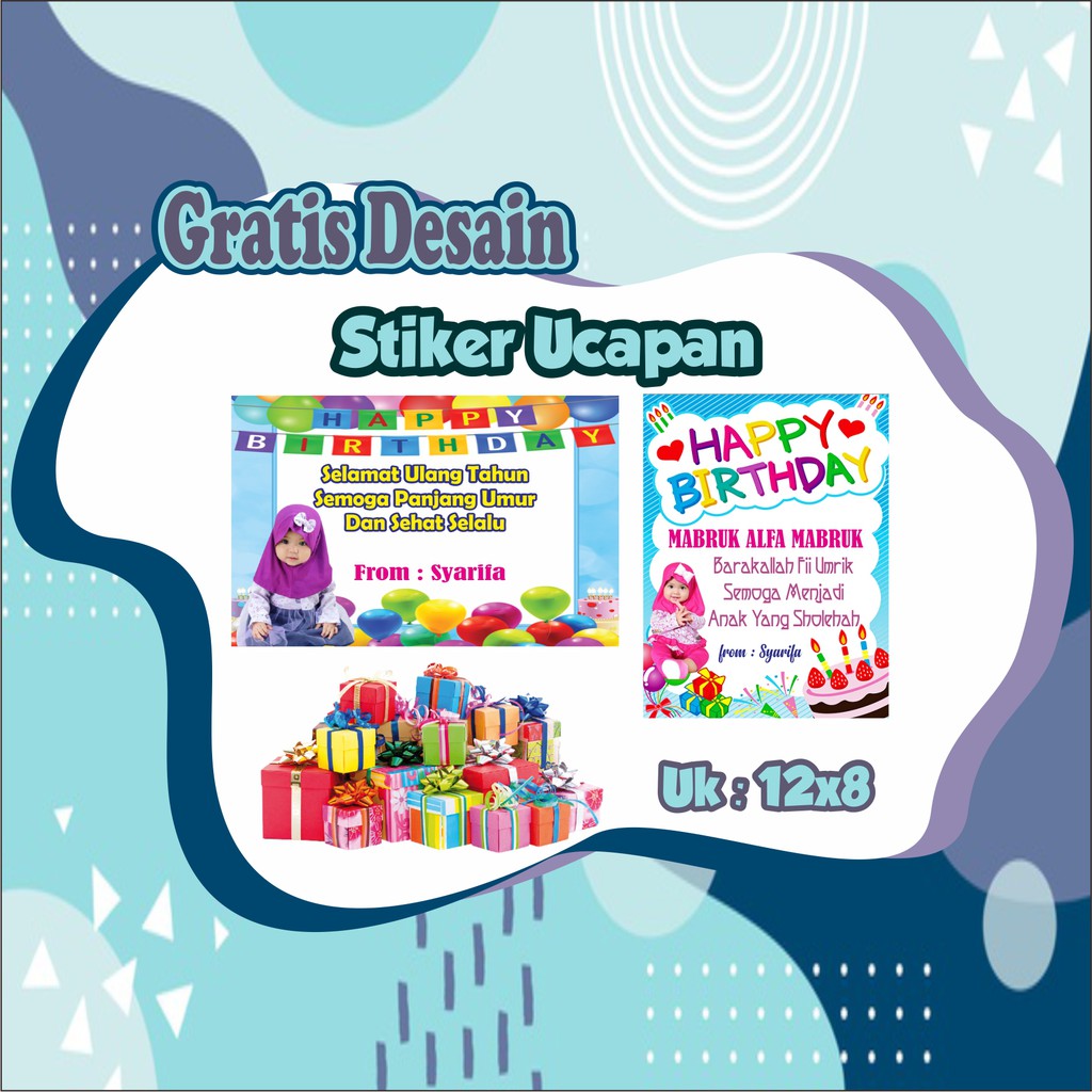 

STICKER ULANG TAHUN TERMURAH / STICKER UCAPAN ULTAH / STICKER KADO ULTAH