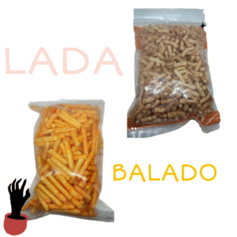 

Ciki Stik Balado dan Ciki stik Lada 180g / stik tes / snack pedas pedes gurih / snack makanan / jajanan murah / cemilan / camilan / home made